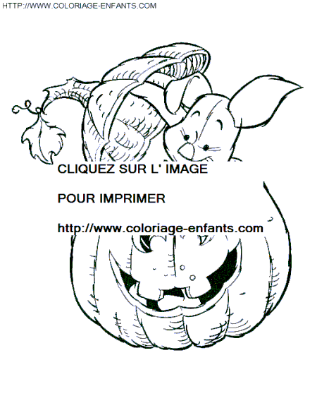 coloriage citrouilles halloween