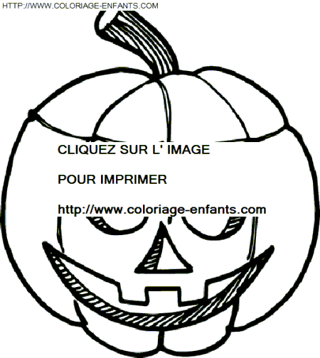 coloriage citrouilles halloween