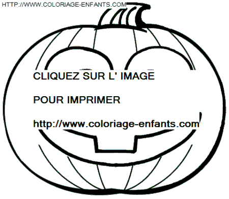 coloriage citrouilles halloween