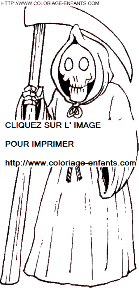 coloriage monstres halloween