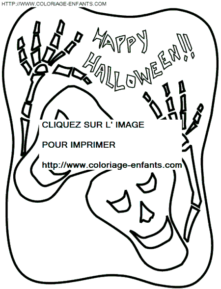 coloriage monstres halloween