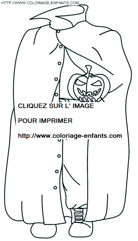 coloriage monstres halloween