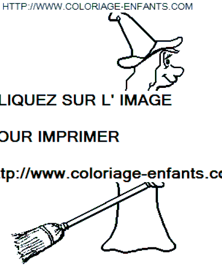 coloriage sorcieres halloween