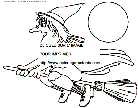 coloriage sorcieres halloween