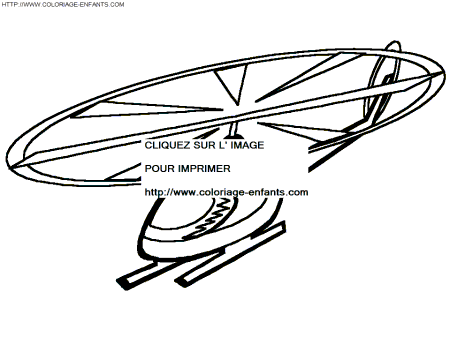 coloriage helicoptere teleguide