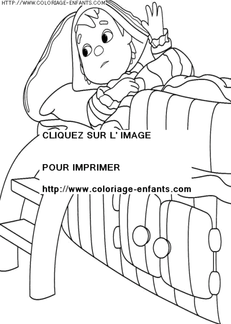 coloriage heros andy pandy