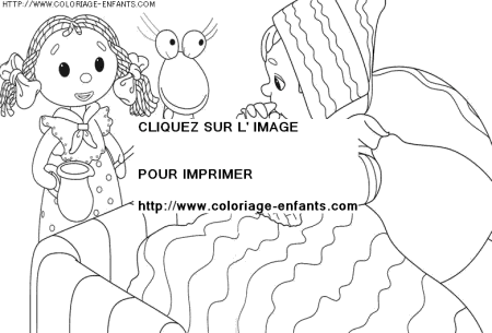 coloriage heros andy pandy