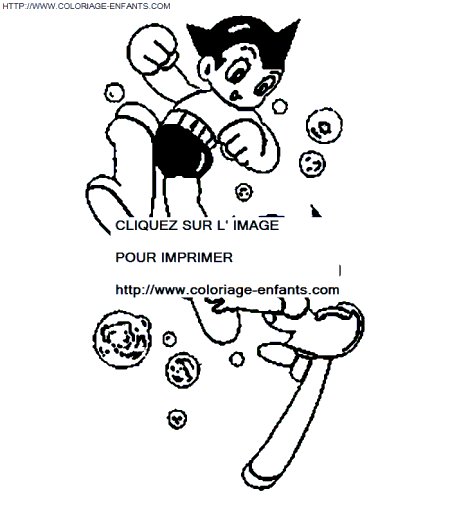 coloriage Heros Astro Boy