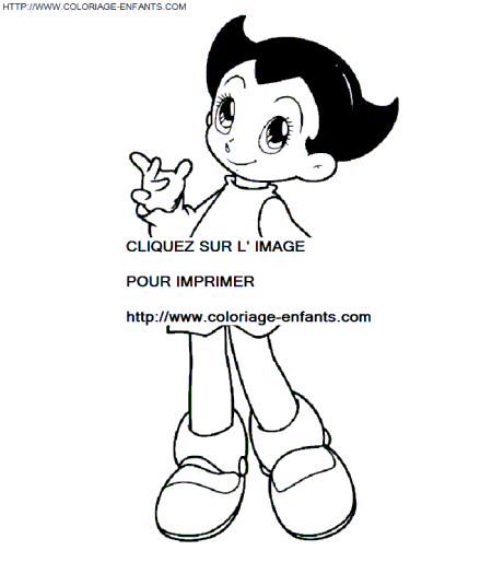 coloriage Heros Astro Boy