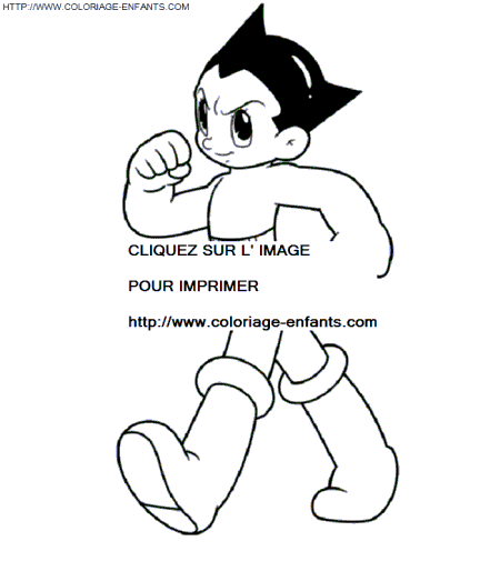 coloriage Heros Astro Boy