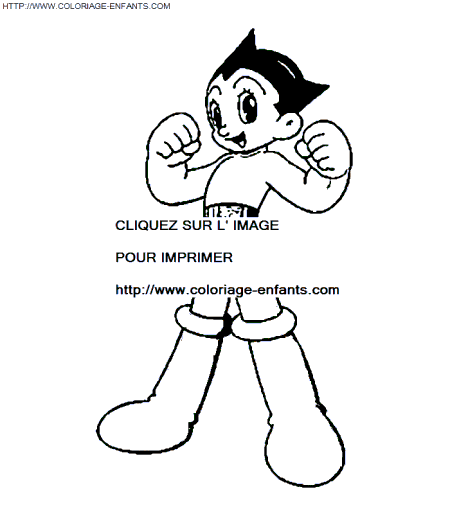 coloriage Heros Astro Boy