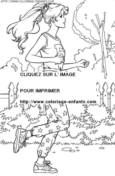 coloriage heros barbie