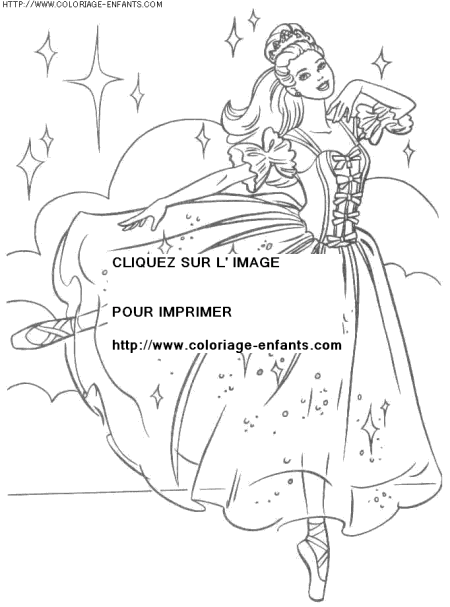 coloriage heros barbie princesse