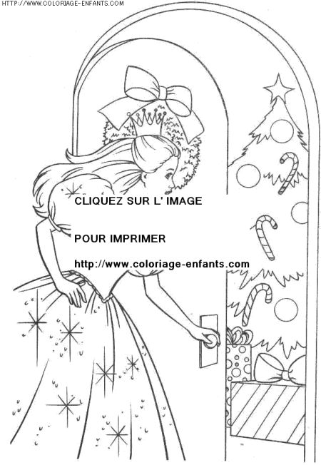 coloriage heros barbie princesse