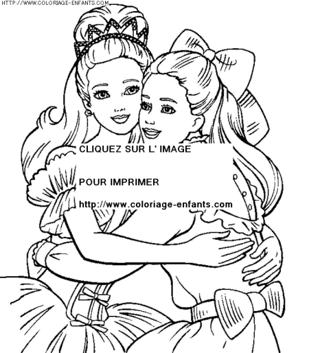 coloriage heros barbie princesse