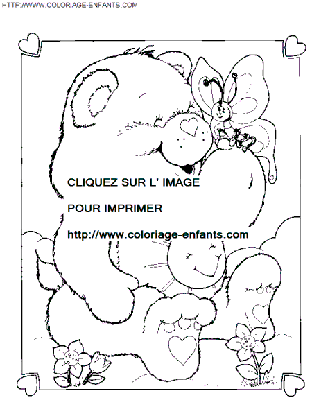 coloriage Heros Bisounours