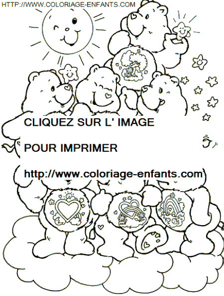 coloriage Heros Bisounours