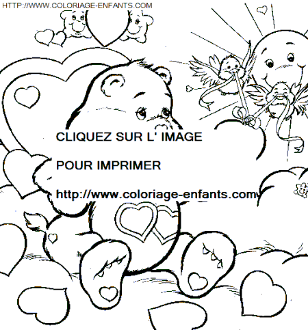 coloriage Heros Bisounours