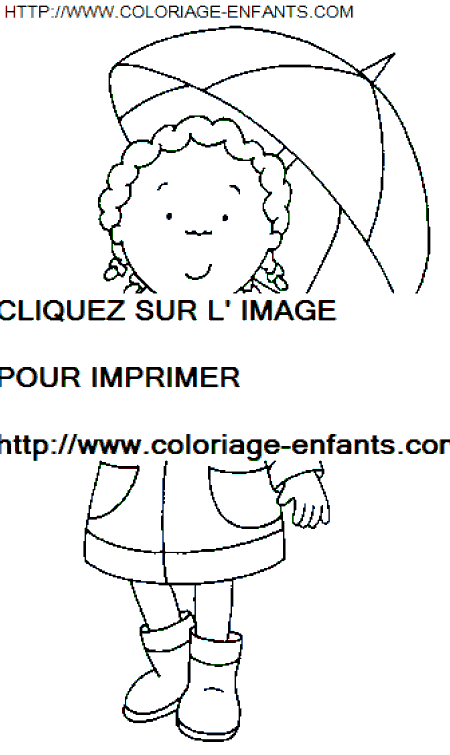 coloriage Heros Caillou