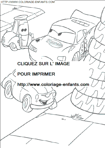 coloriage Heros Cars