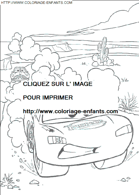 coloriage Heros Cars