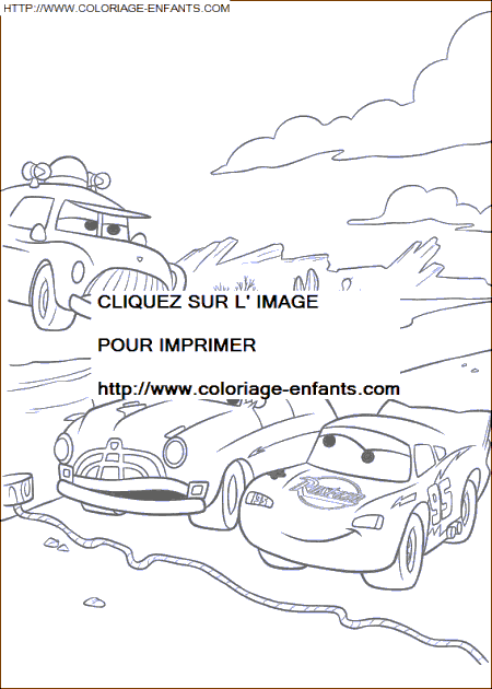 coloriage Heros Cars