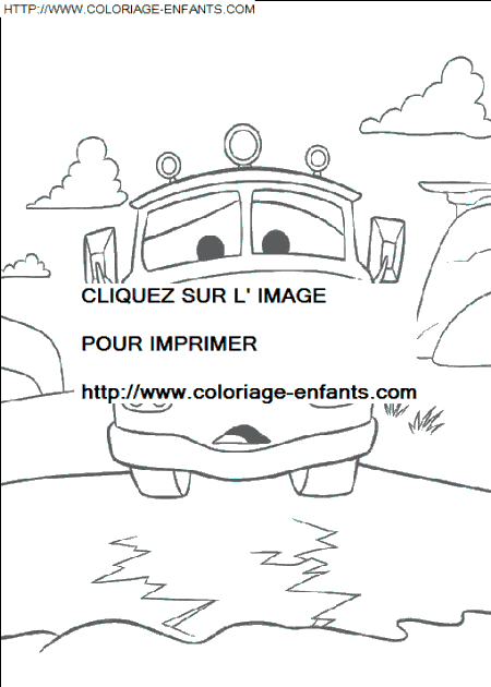 coloriage Heros Cars