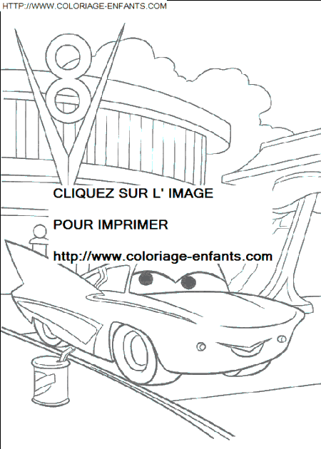 coloriage Heros Cars