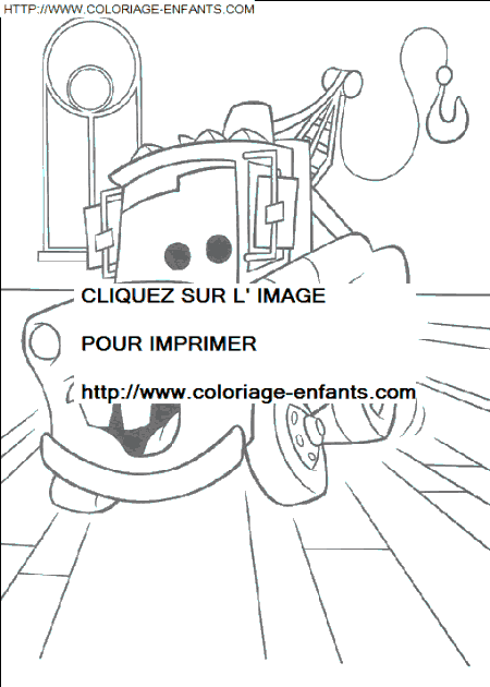 coloriage Heros Cars