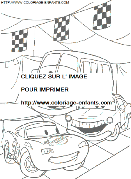 coloriage Heros Cars