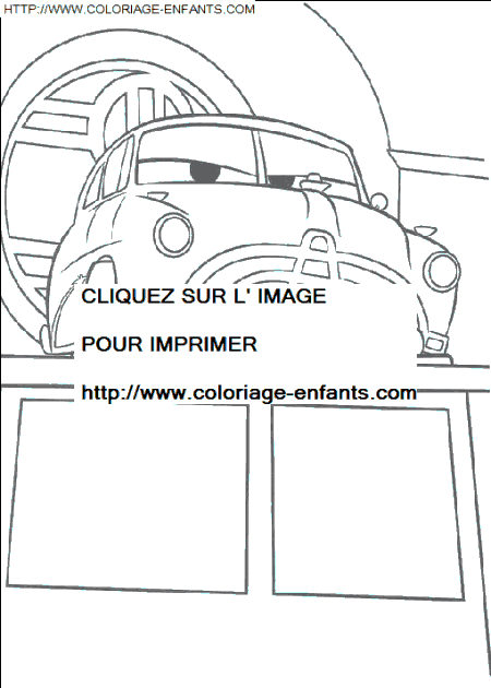 coloriage Heros Cars