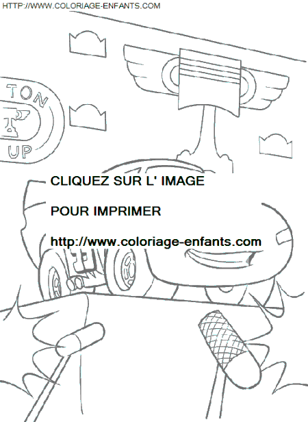 coloriage Heros Cars