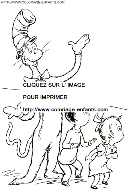 coloriage Heros Chat Chapeaute