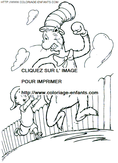 coloriage Heros Chat Chapeaute