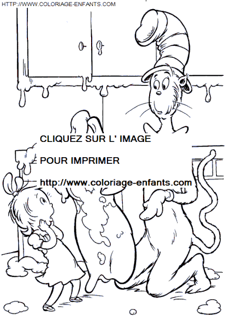 coloriage Heros Chat Chapeaute