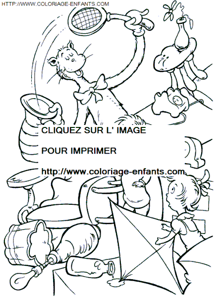 coloriage Heros Chat Chapeaute