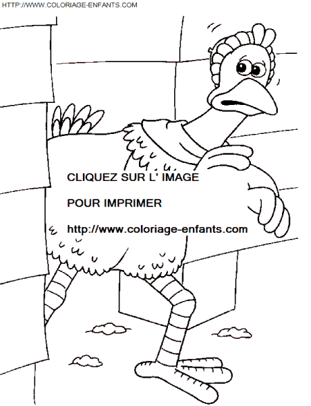 coloriage Heros Chicken Run