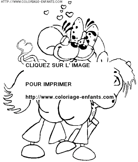 coloriage heros diddl