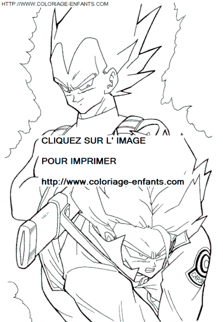 coloriage Heros Dragon Ball