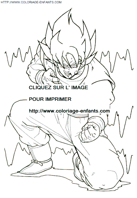 coloriage Heros Dragon Ball