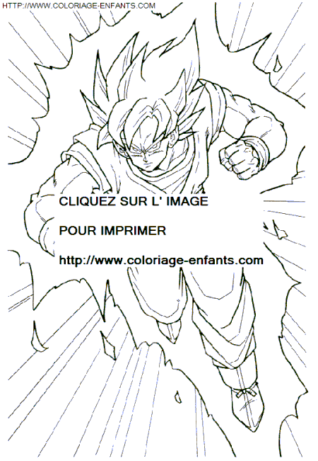 coloriage Heros Dragon Ball