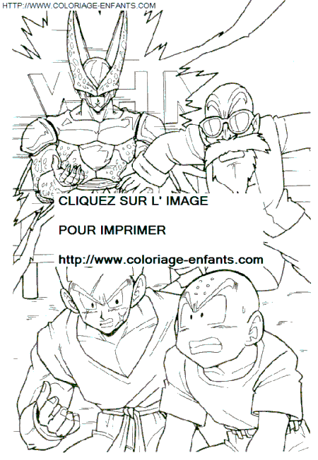 coloriage Heros Dragon Ball