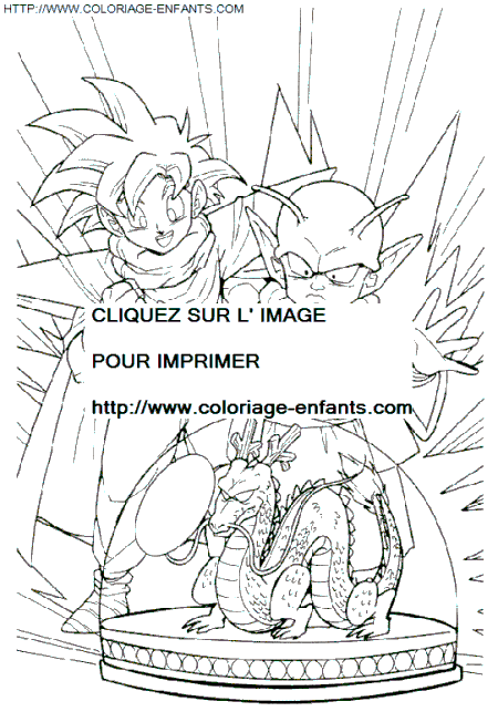 coloriage Heros Dragon Ball