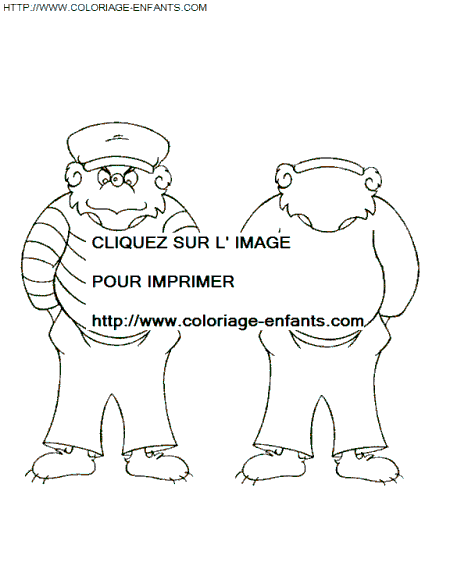 coloriage Heros Famille Berenstain