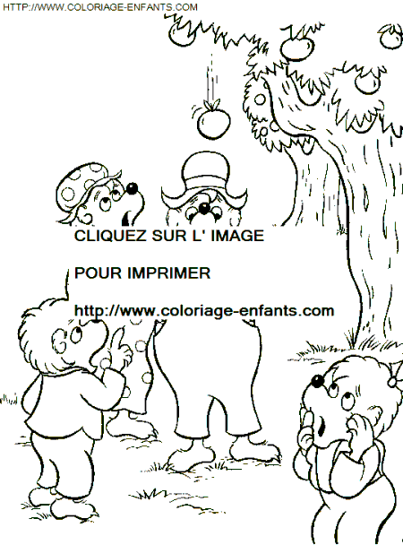 coloriage Heros Famille Berenstain