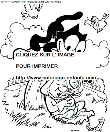 coloriage Heros Felix Le Chat