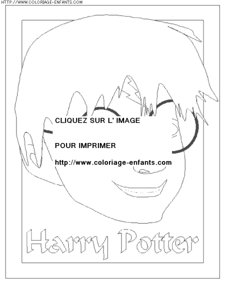 coloriage heros harry potter