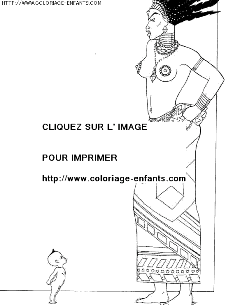 coloriage heros kirikou