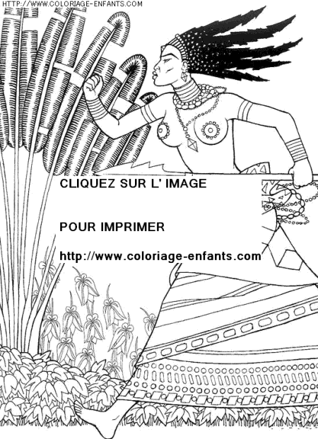 coloriage heros kirikou