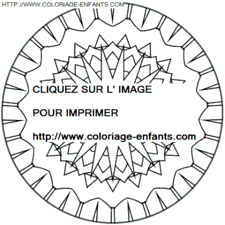 coloriage Heros Mandala